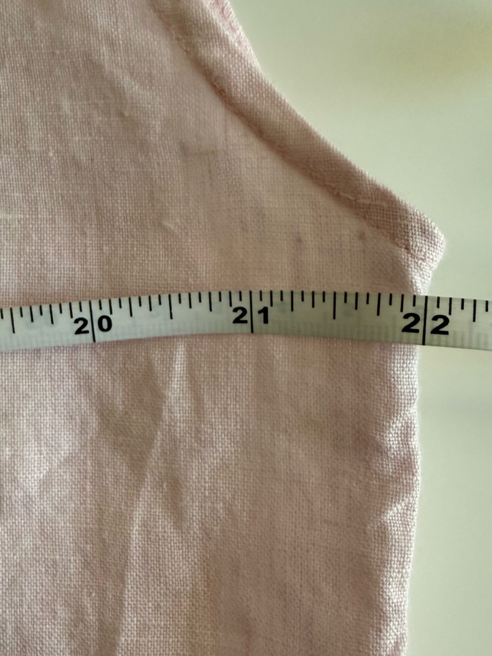 Saks Fifth Avenue Pink Linen Shift Dress | Resort Chic Summer | Size L - Picture 10 of 11